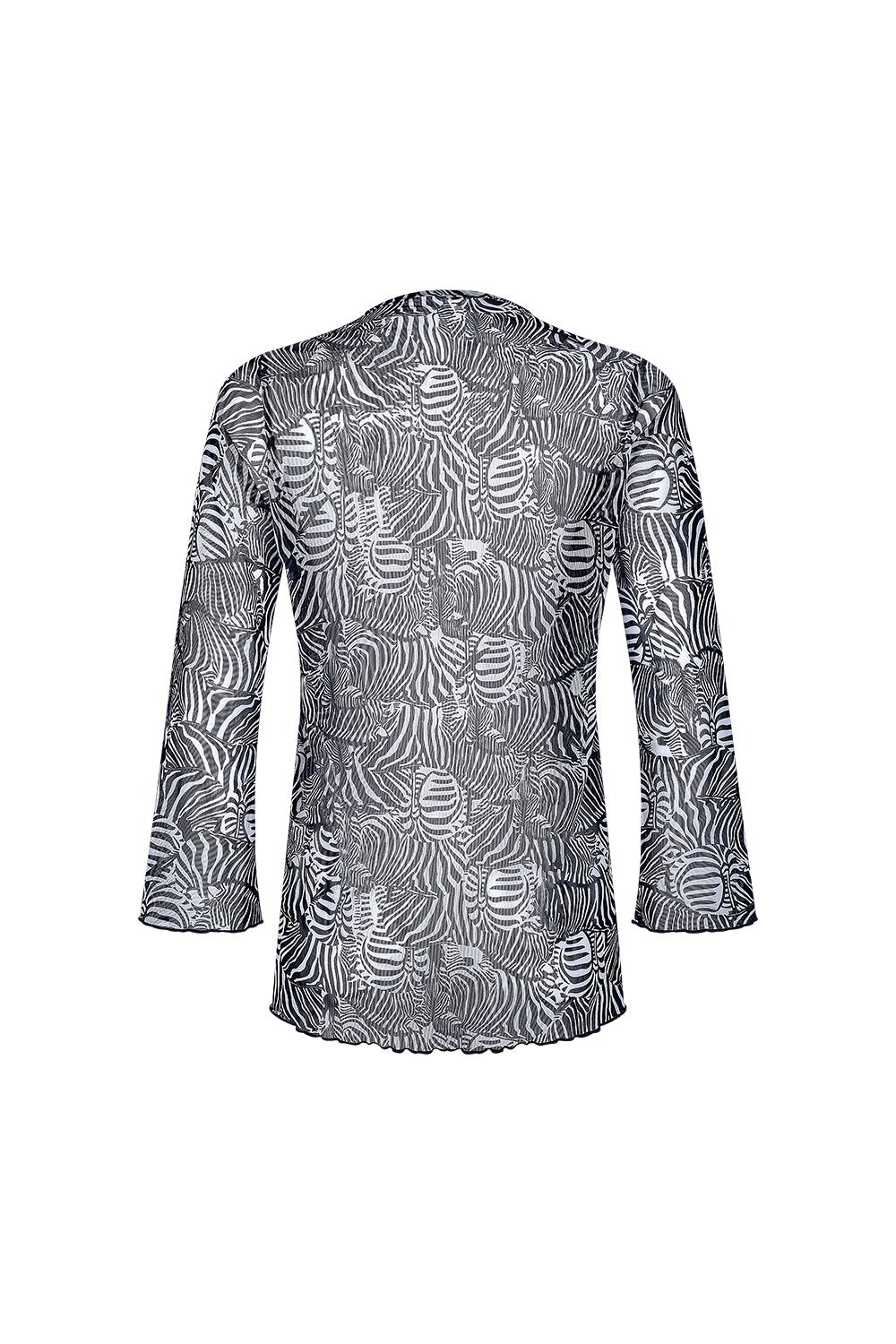 Bonesta-Cameo Zebra Desenli Önü Bağcıklı Gömlek Pareo-Pareo & Bandana-2-Milagron.com