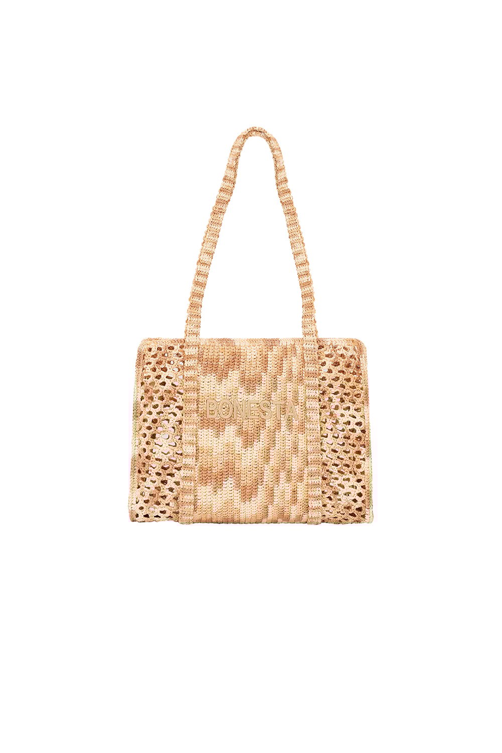 Bonesta-Capri Latte Plaj Çantası-Omuz Çantası-1-Milagron.com