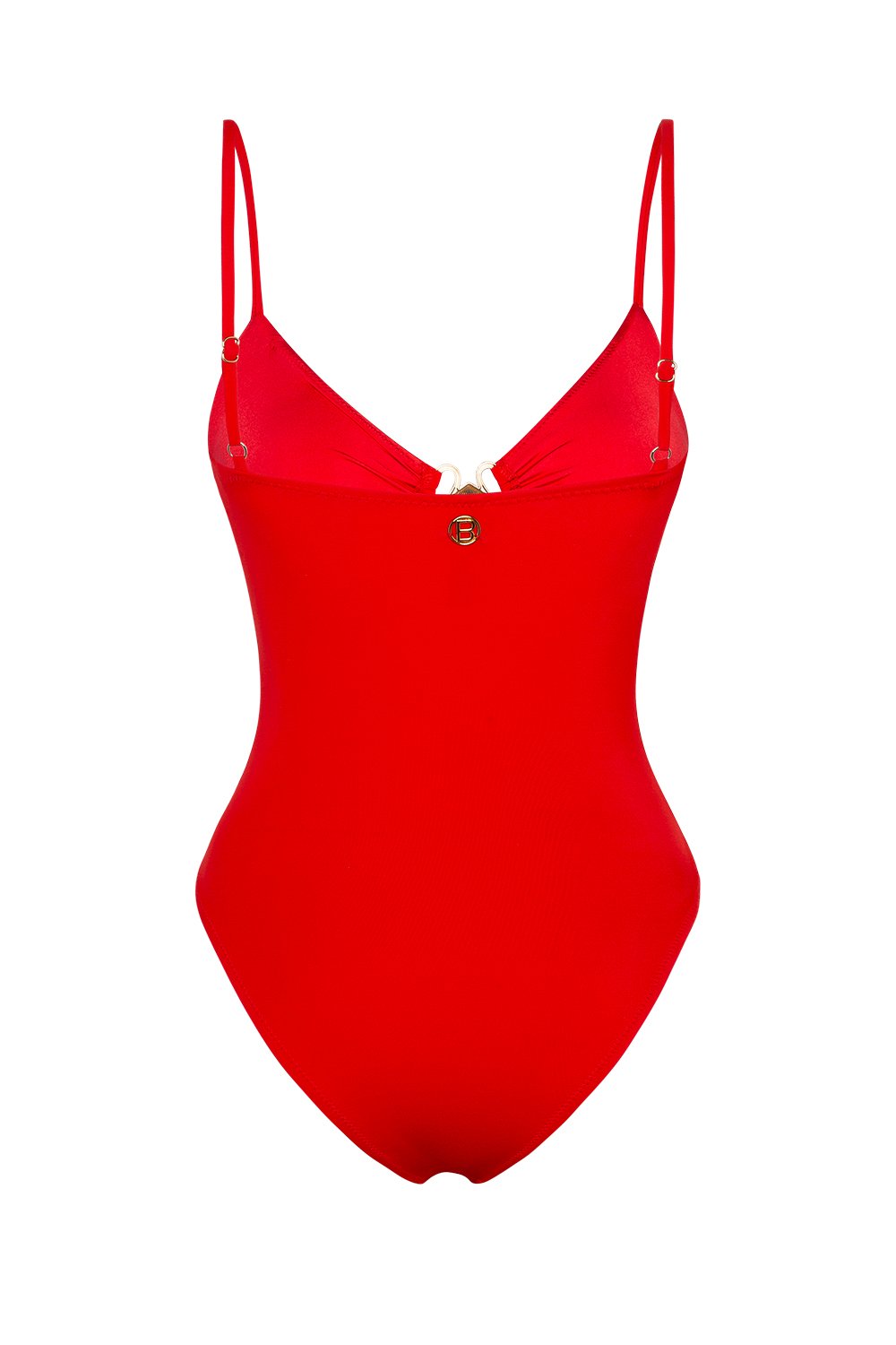 Bonesta-Gibson Scarlet Red Deniz Kabuklu Boyundan Bağlamalı Mayo-Bikini & Mayo-5-Milagron.com