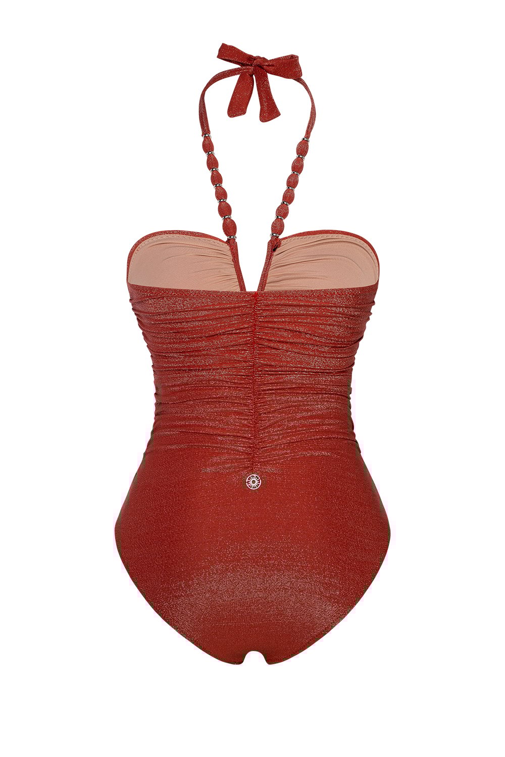 Bonesta-Maine Ruby Red Boncuklu V Aksesuarlı Balenli Mayo-Bikini & Mayo-5-Milagron.com