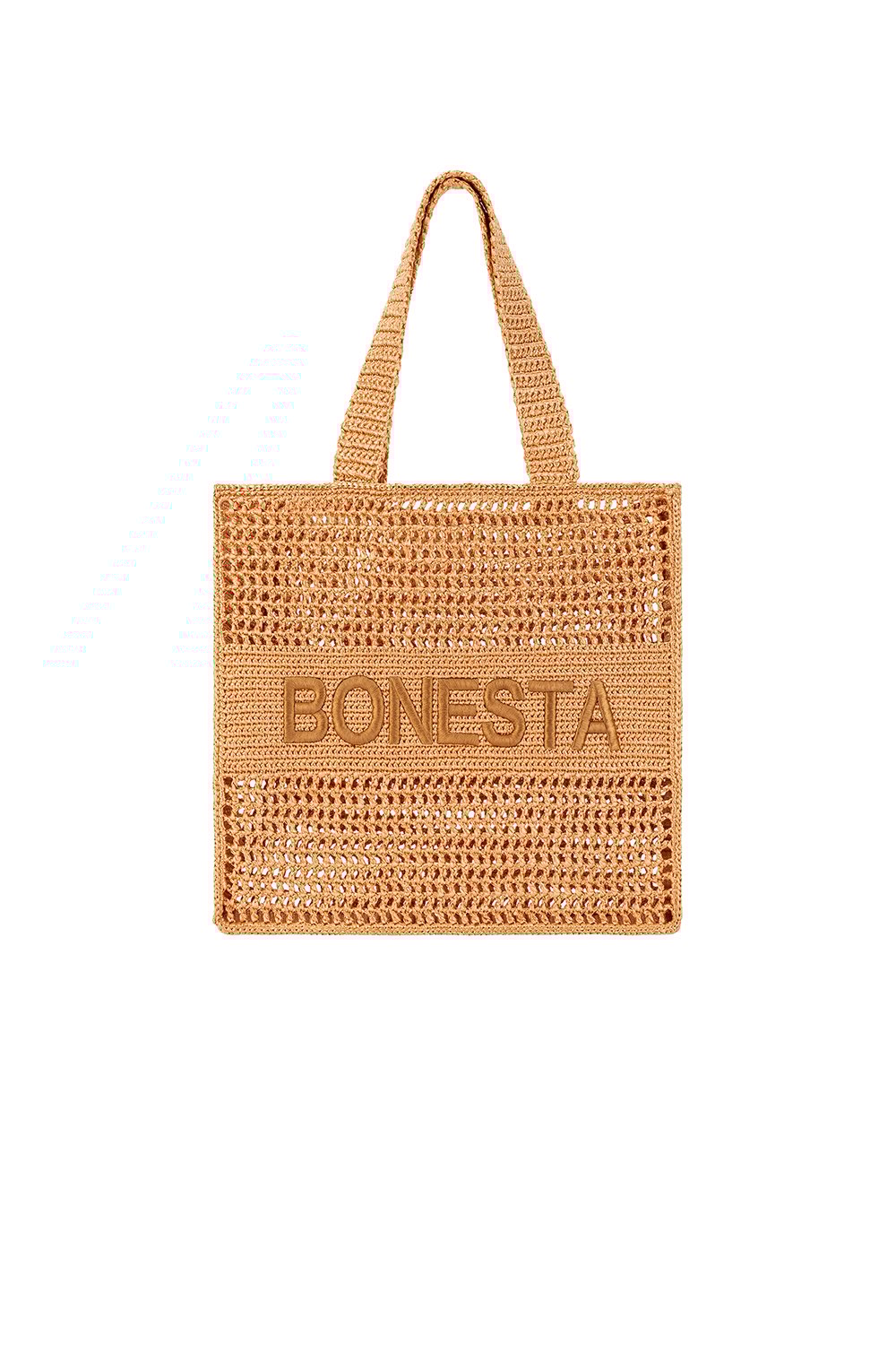 Bonesta-Positano Maxi Caramel Plaj Çantası-Omuz Çantası-1-Milagron.com