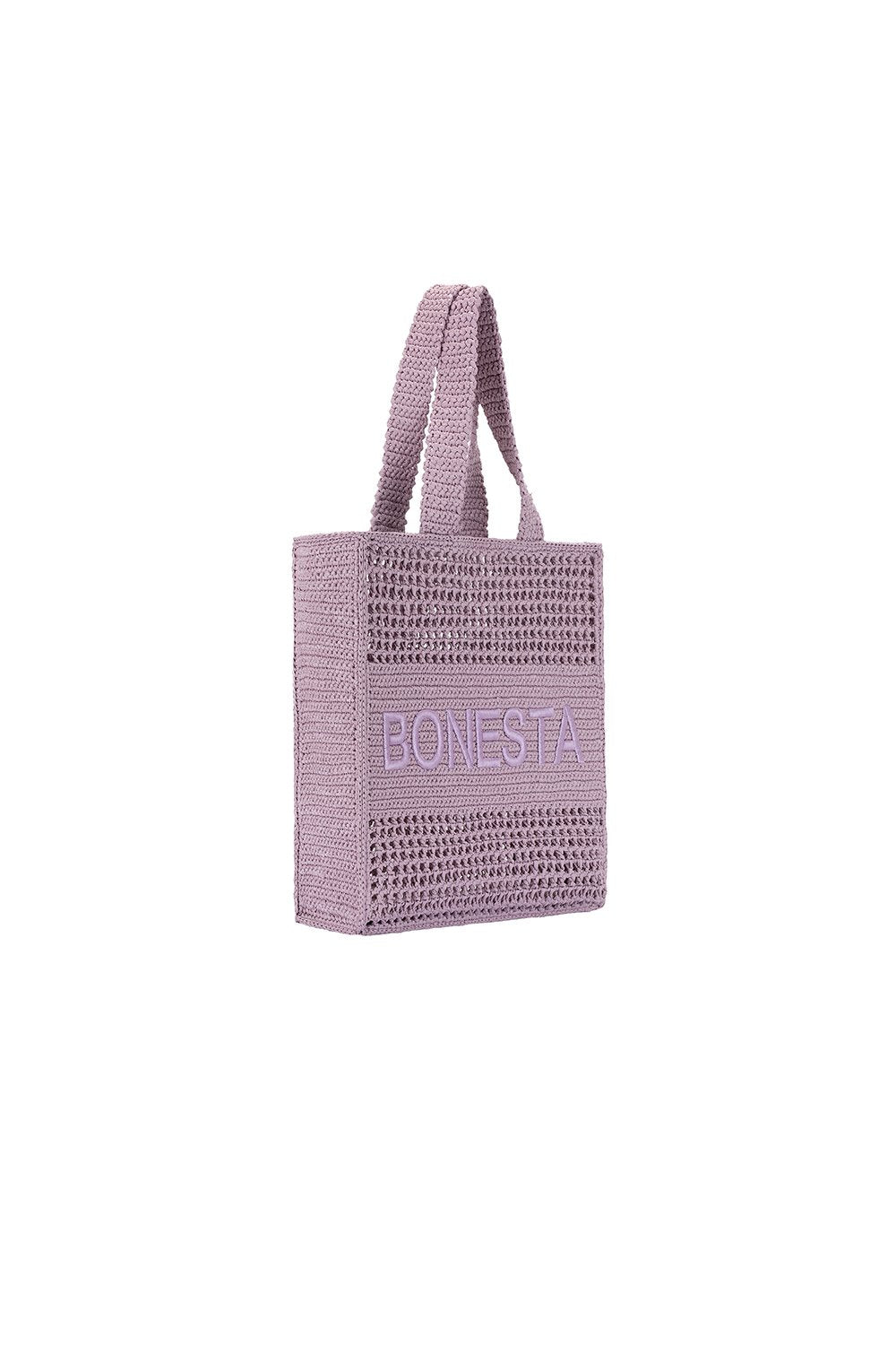 Bonesta-Positano Midi Lavender Plaj Çantası-Omuz Çantası-2-Milagron.com