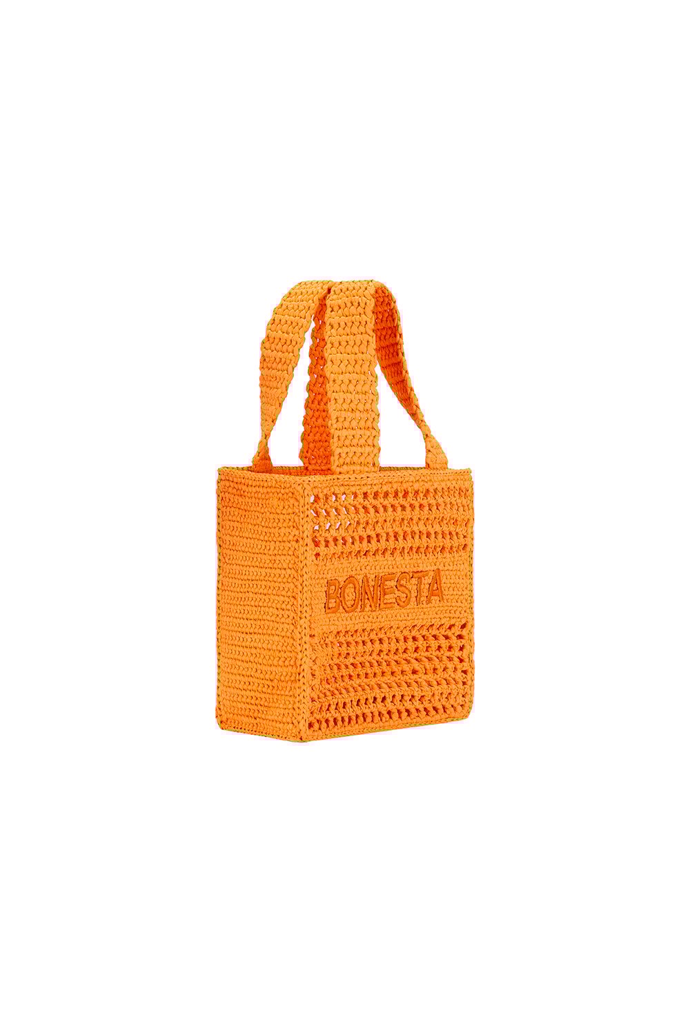 Bonesta-Positano Mini Tangerine Plaj Çantası-Omuz Çantası-2-Milagron.com