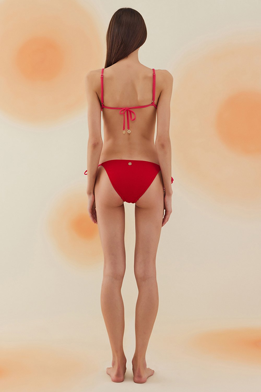 Bonesta-Saguaro Fuschia Terry Üçgen Bikini Takımı-Bikini & Mayo-3-Milagron.com