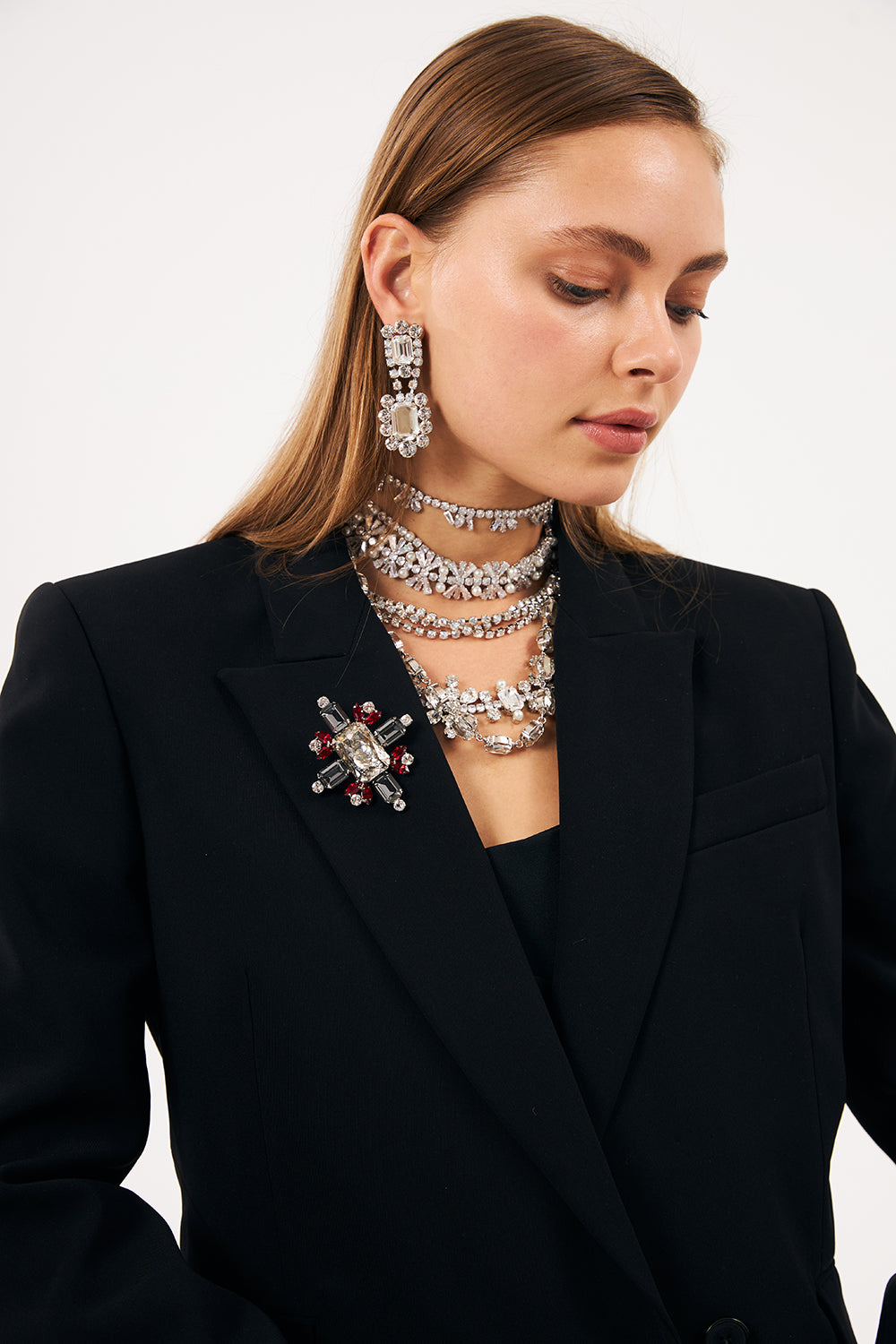 Bonette-Kyle Küpe Silver Shade-Küpe-2-Milagron.com