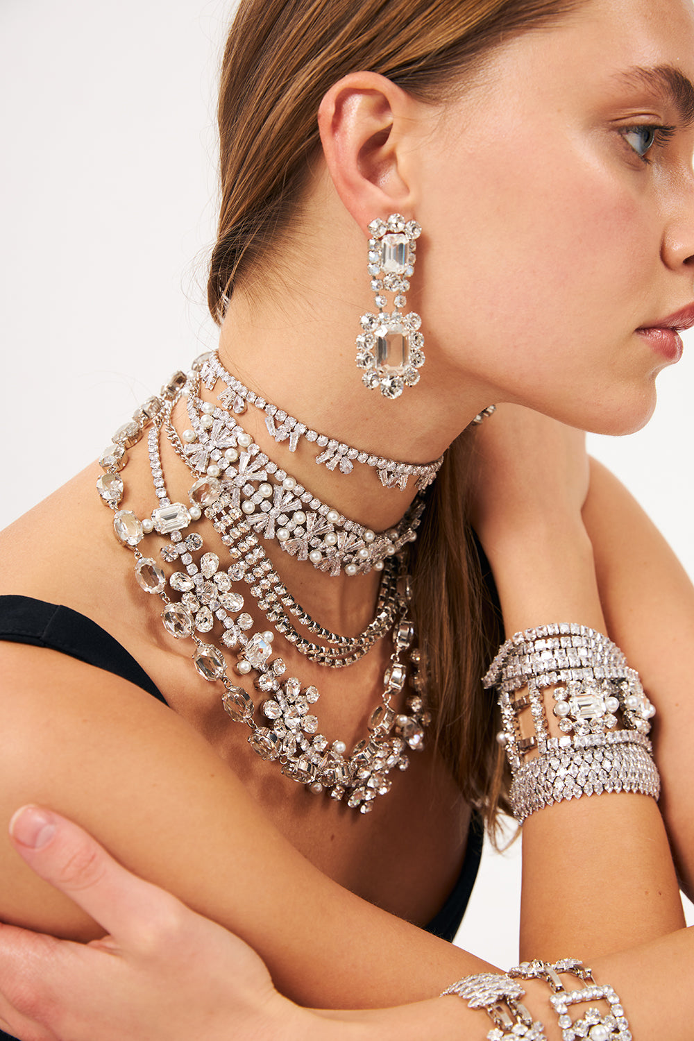 Bonette-Kyle Küpe Silver Shade-Küpe-3-Milagron.com