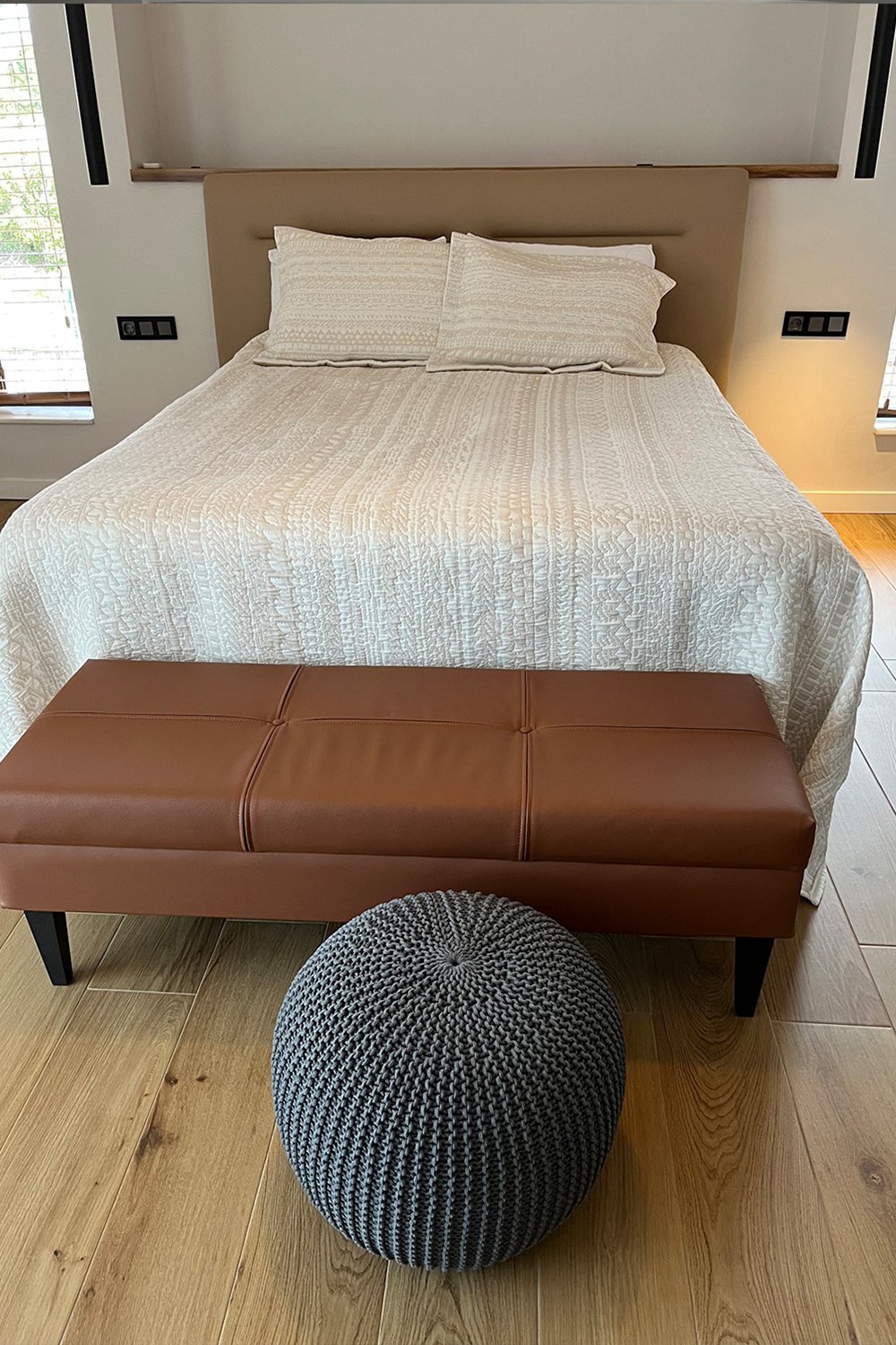 Bonhou-El Yapımı Örgü Puf-Puf-1-Milagron.com