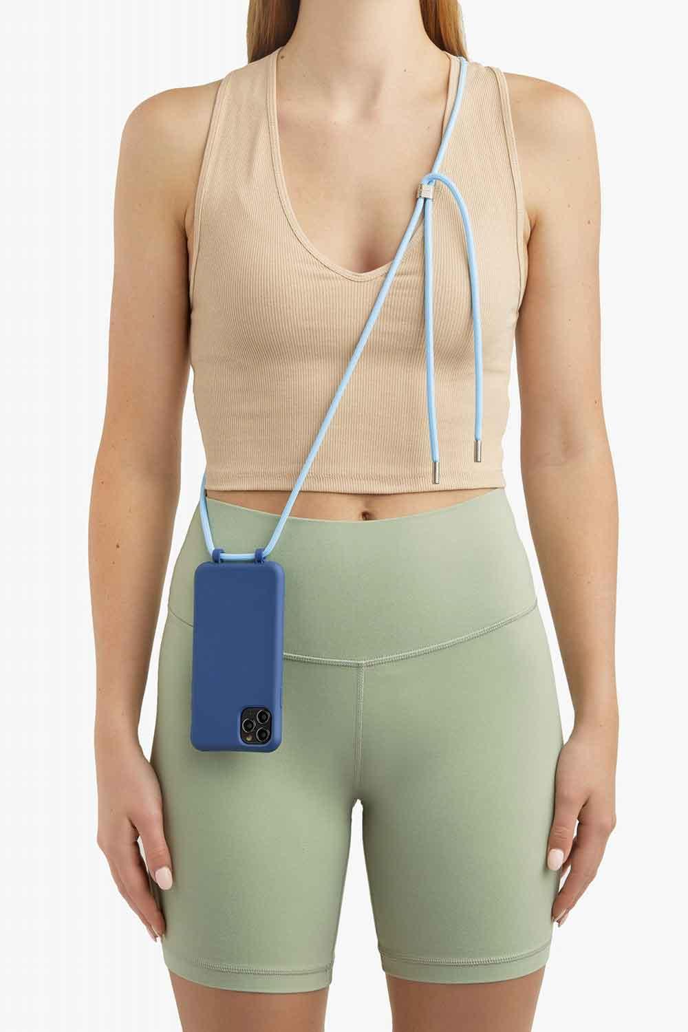 Bonibi-Askılı Telefon Kılıfı Marine Cornflower-Telefon Kılıfı-3-Milagron.com