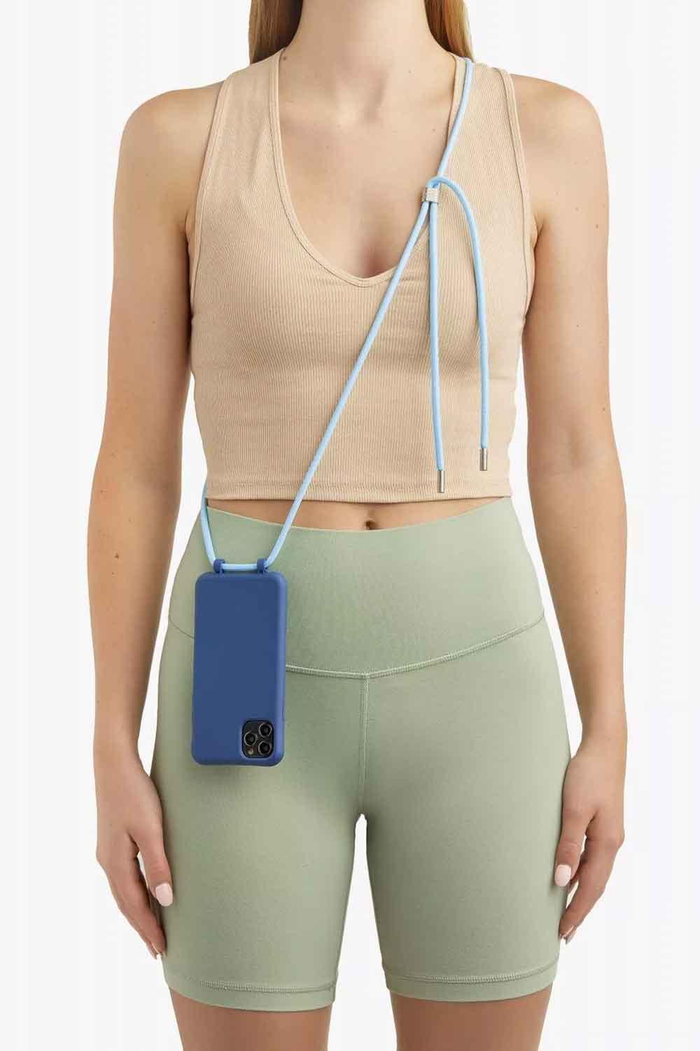 Bonibi-Askılı Telefon Kılıfı Marine Cornflower-Telefon Kılıfı-5-Milagron.com