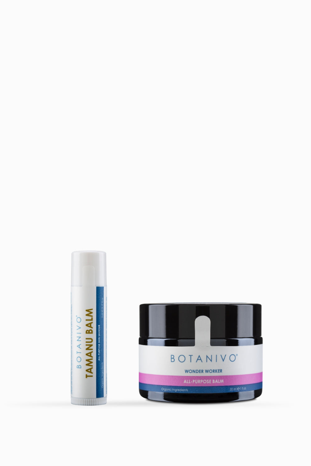 Botanivo-Botanivo Botani - Multi Set | Çok Amaçlı Tamanu Balm 5 Ml & Çok Amaçlı Wonder Balm 30 Ml | Organik İçerikli-Vücut Kremi-1-Milagron.com