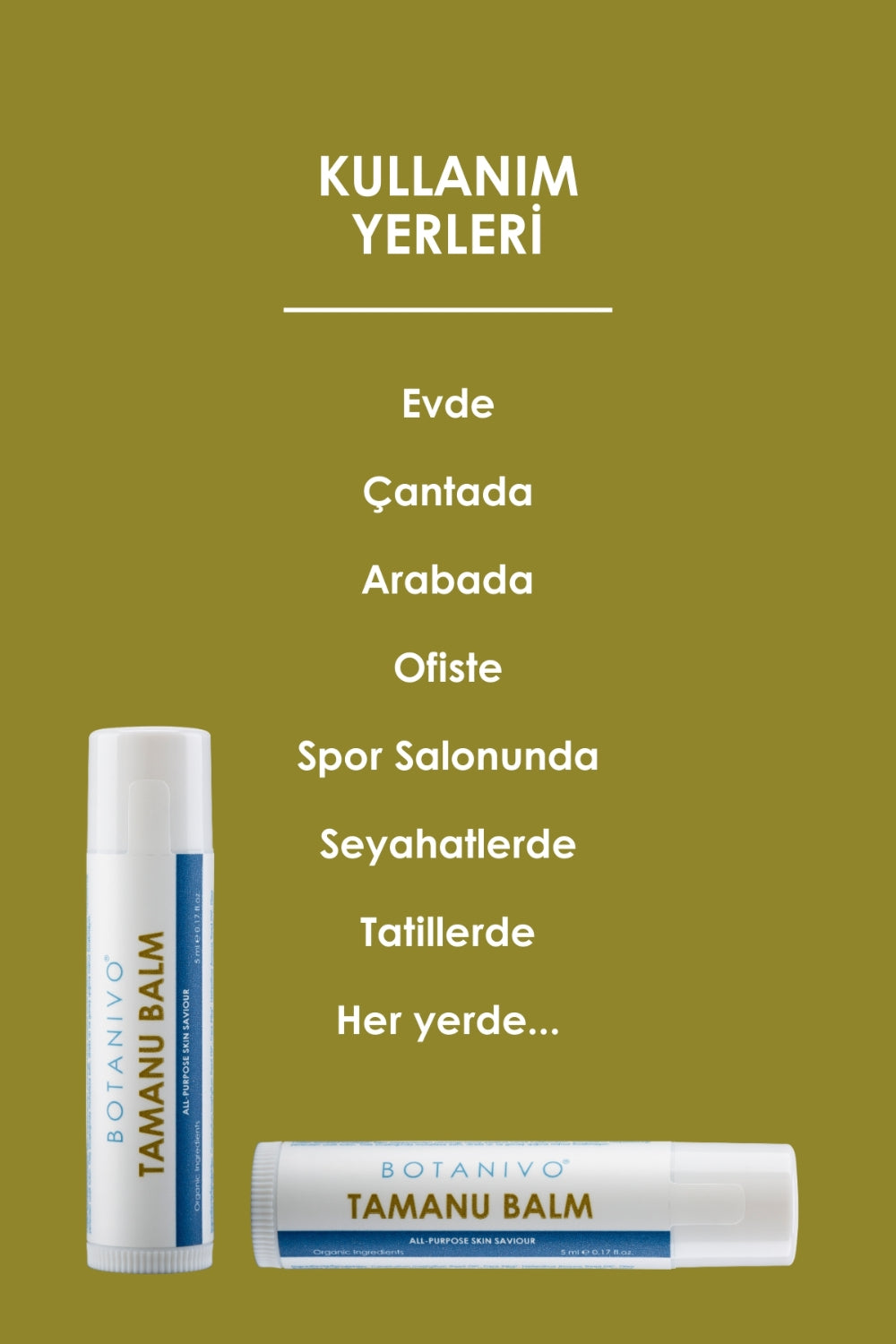 Botanivo-Botanivo Çok Amaçlı Tamanu Balm | Cilt Kurtarıcı, Onarıcı, Yatıştırıcı | Organik İçerikli | 2x5 Ml Stick-Cilt Bakım Setleri-7-Milagron.com