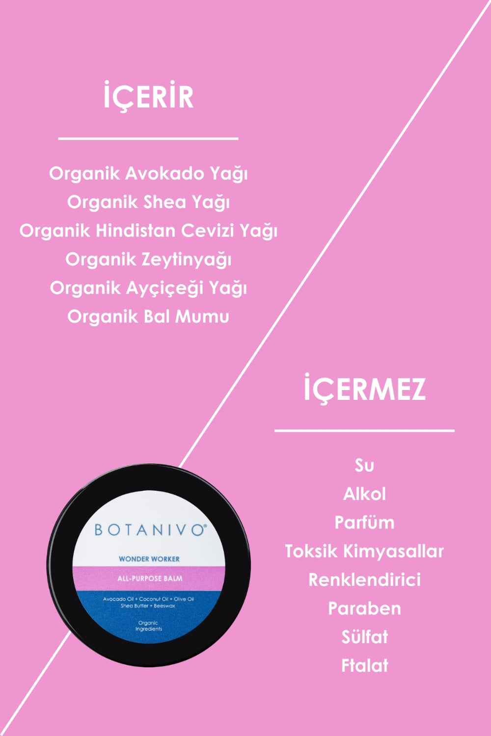 Botanivo-Botanivo Çok Amaçlı Wonder Balm | Nemlendirici, Besleyici, Yumuşatıcı | Organik İçerikli | 2x30 Ml-Vücut Kremi-6-Milagron.com