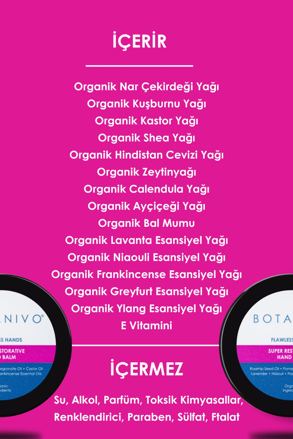 Botanivo-Botanivo El Ve Ayak Bakım Seti | Kusursuz Eller & Ayaklar İçin Onarım, Nem, Koruma | Organik | 2x30 Ml-El Kremi-4-Milagron.com