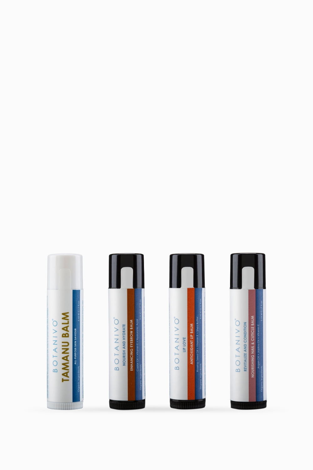 Botanivo-Botanivo Full Stick Set | Çok Amaçlı Tamanu, Kaş, Dudak, Tırnak | Organik İçerikli | 4x5 Ml Stick-Vücut Kremi-1-Milagron.com