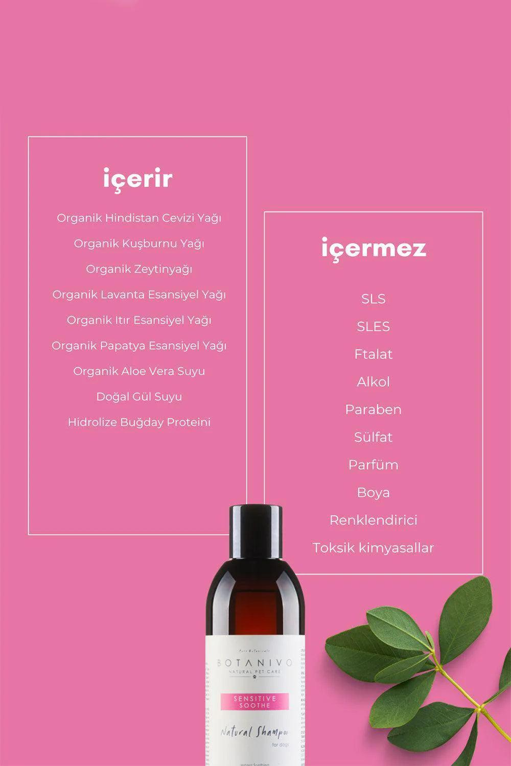 Botanivo-Botanivo Köpekler İçin Hassas Ve Nazik Özel Tüy & Cilt Kalitesi Şampuanı | Organik İçerikli | 250 Ml-Köpek-2-Milagron.com