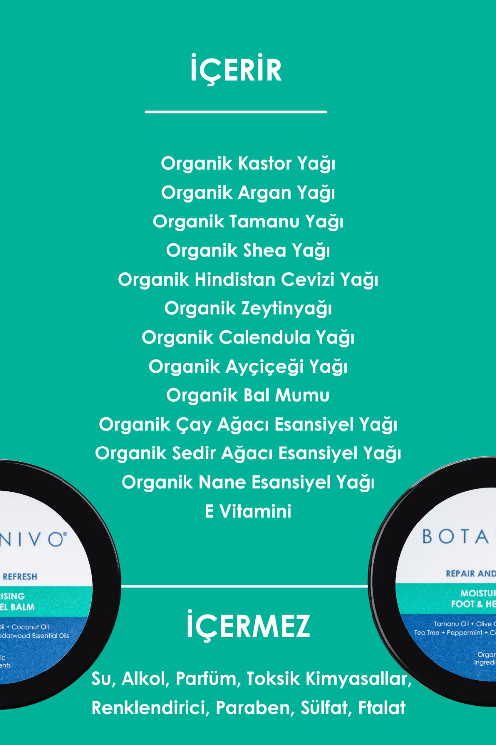 Botanivo-Botanivo Onarıcı Ve Rahatlatıcı Ayak & Topuk Balmı | Nemlendirici | 30 Ml-Vücut Kremi-4-Milagron.com