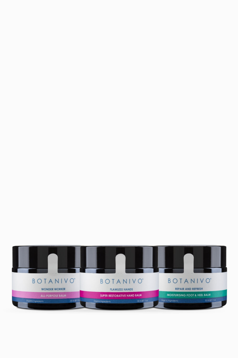 Botanivo-Botanivo Tüm Vücut Bakım Seti | Çok Amaçlı Wonder Balm, El Balmı, Ayak Balmı | Organik İçerikli | 3x30 Ml-Vücut Kremi-1-Milagron.com