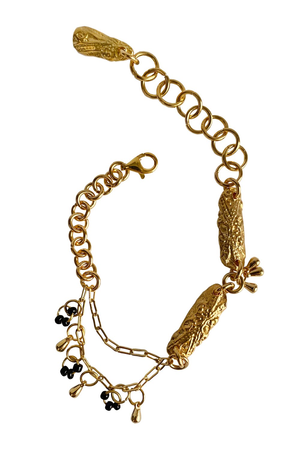 Brambuta-Enuma Bileklik Gold Siyah-Bileklik-1-Milagron.com