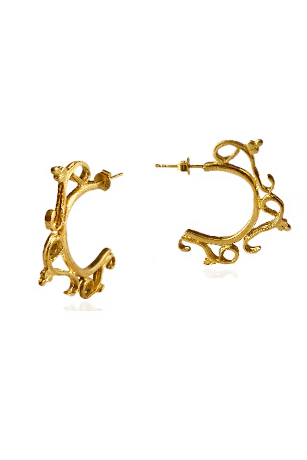 Brambuta-İnanna Small Halka Küpe-Küpe-1-Milagron.com