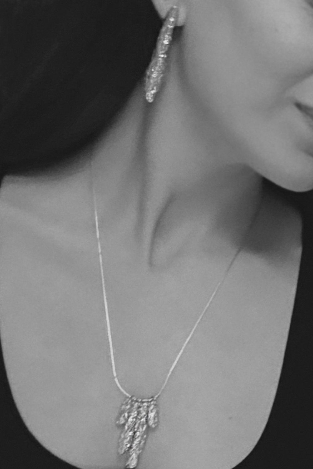 Brambuta-İsis Grande Küpe Silver-Küpe-2-Milagron.com