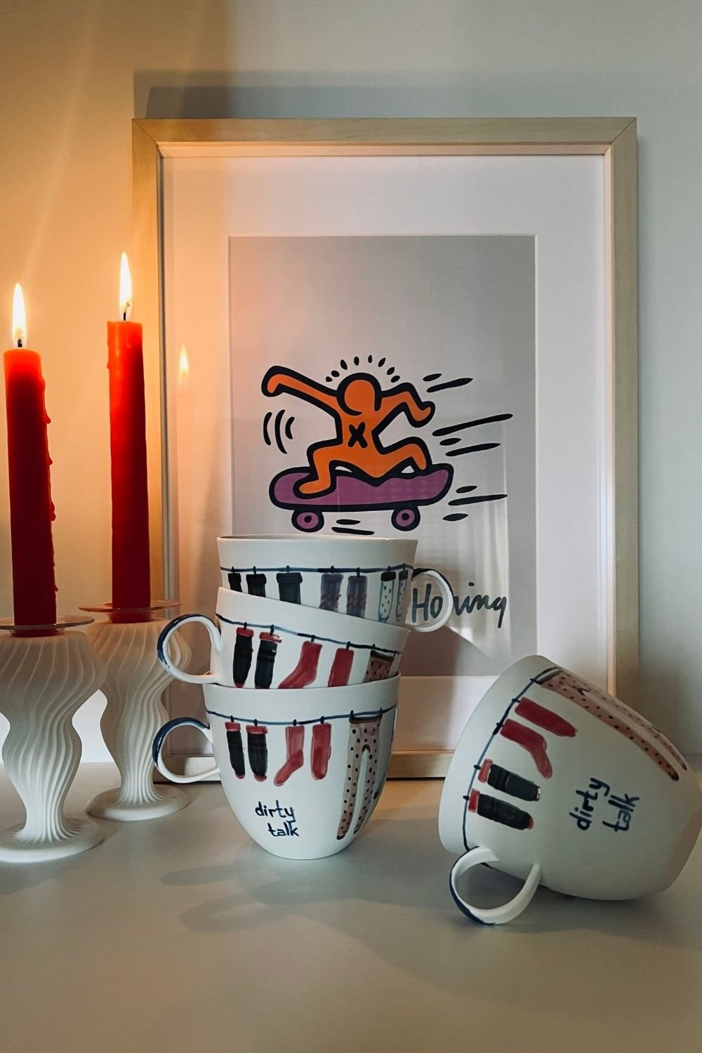 Büşra Mert Artworks-Dirty Talk Kupa-Bardak-1-Milagron.com