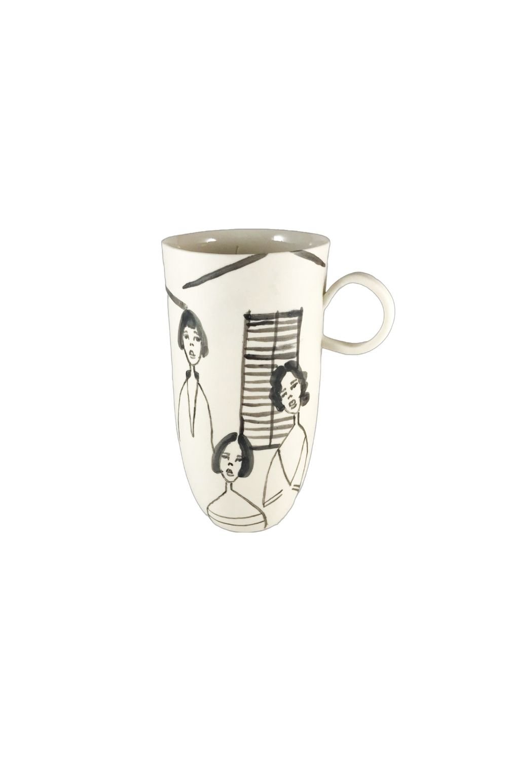 Büşra Mert Artworks-Mahalle Uzun Kupa-Bardak-4-Milagron.com