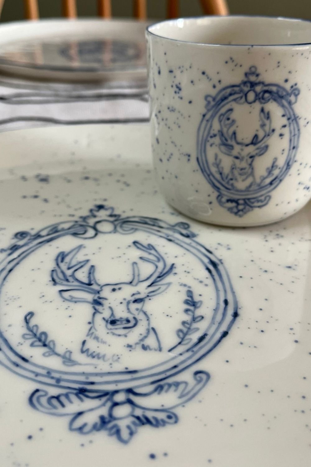 Büşra Mert Artworks-Royal Family/ Geyik Kupa-Bardak-1-Milagron.com