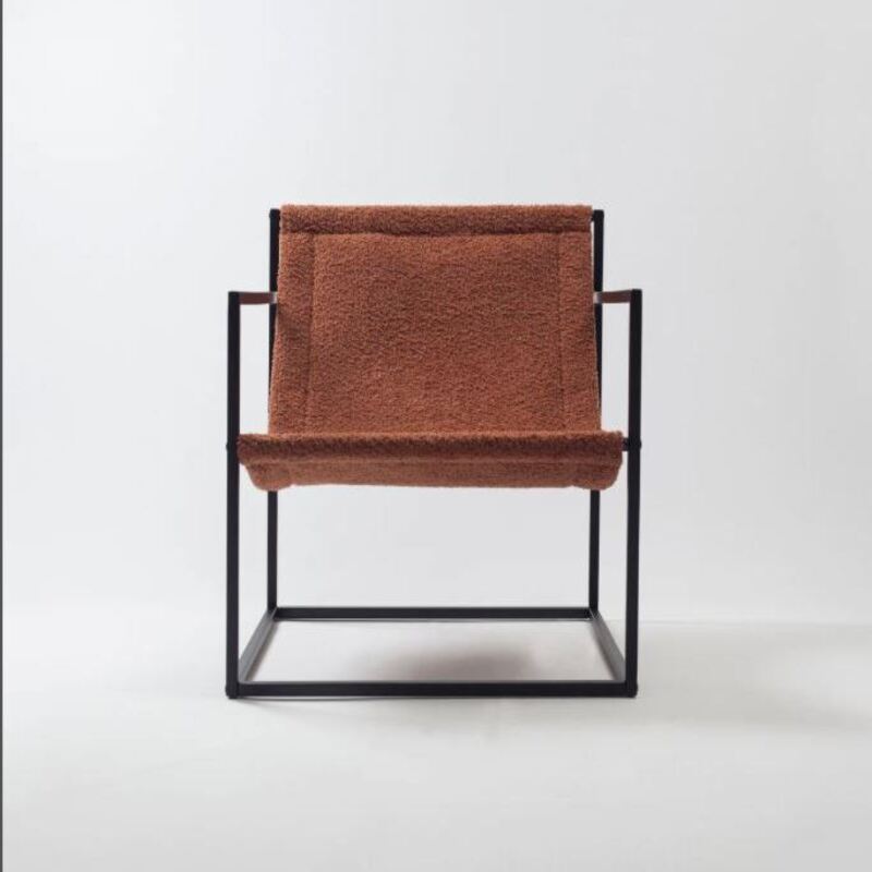 By Kalkan-Berjer D'aci̇er Metal Bahçe, Salon Berjeri-Tekli Koltuk-4-Milagron.com