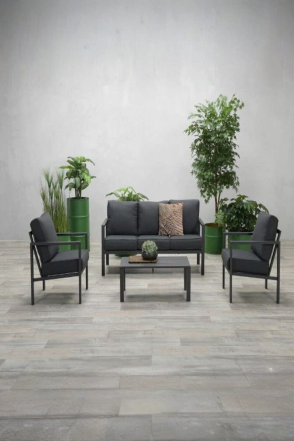 By Kalkan-Jardi̇n'e Premium Metal Bahçe Oturma Takimi-Bahçe Mobilyası-1-Milagron.com