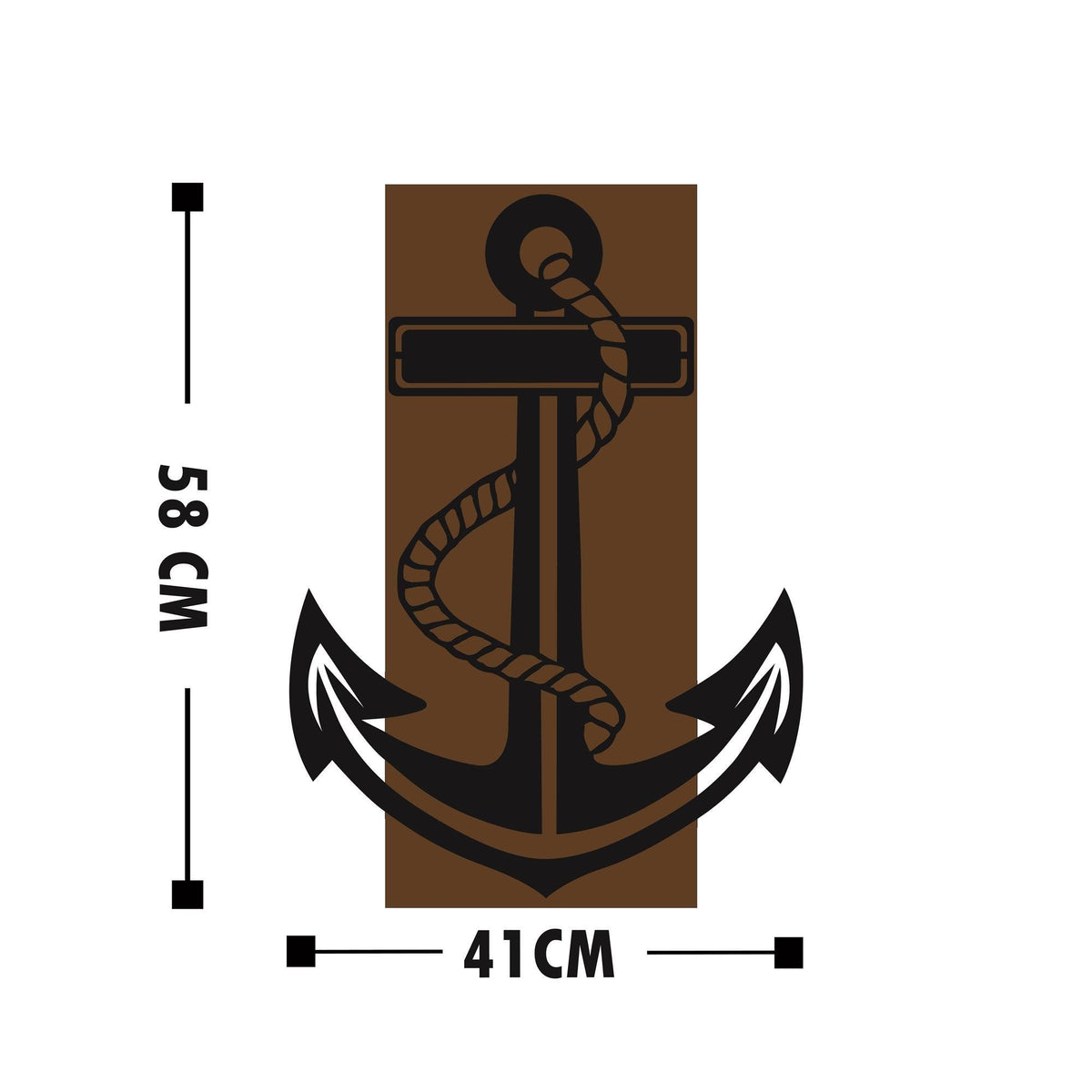 Ma-155 Ahşap Metal Duvar Tablosu