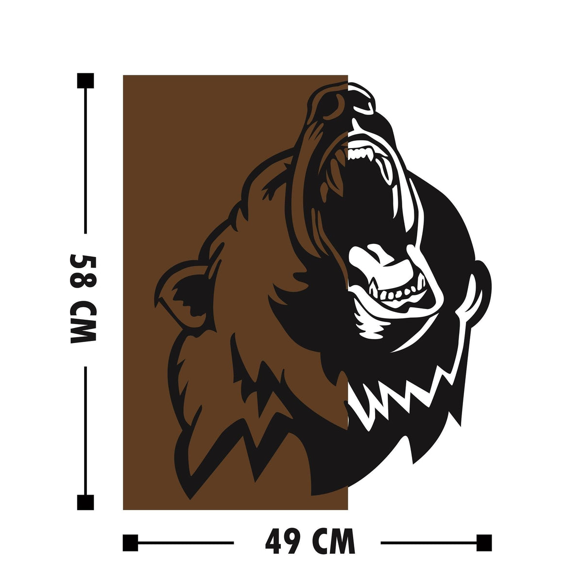 Ma-141 Ahşap Metal Duvar Tablosu