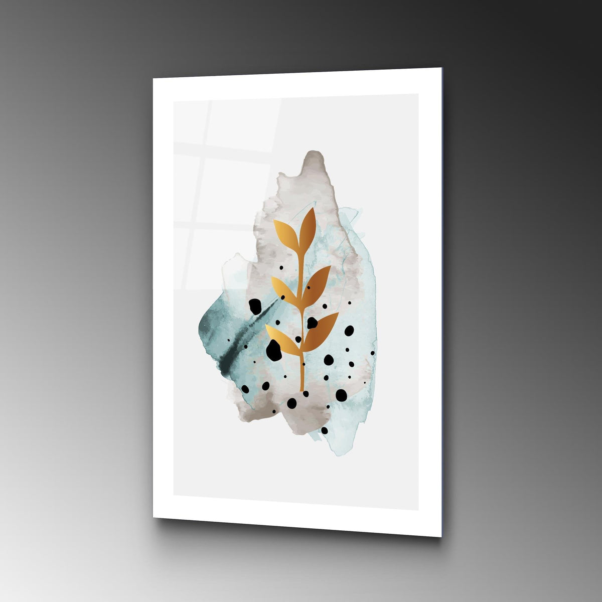 Uv-964 Baskılı Cam Dikdörtgen Duvar Tablosu