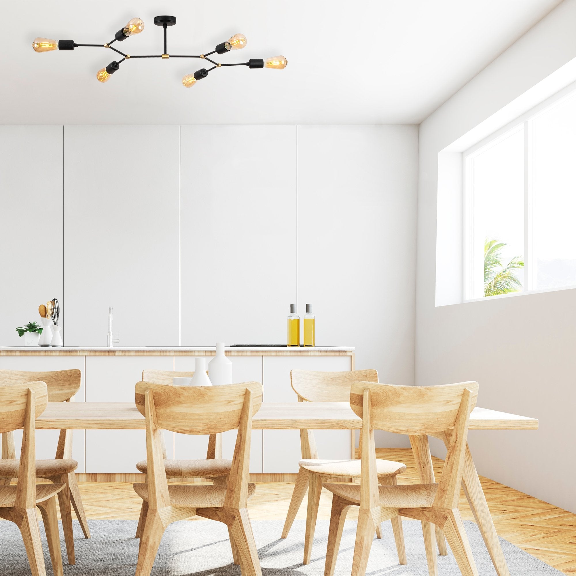 Breezara 1242 Rustik Plafonyer Aydınlatma