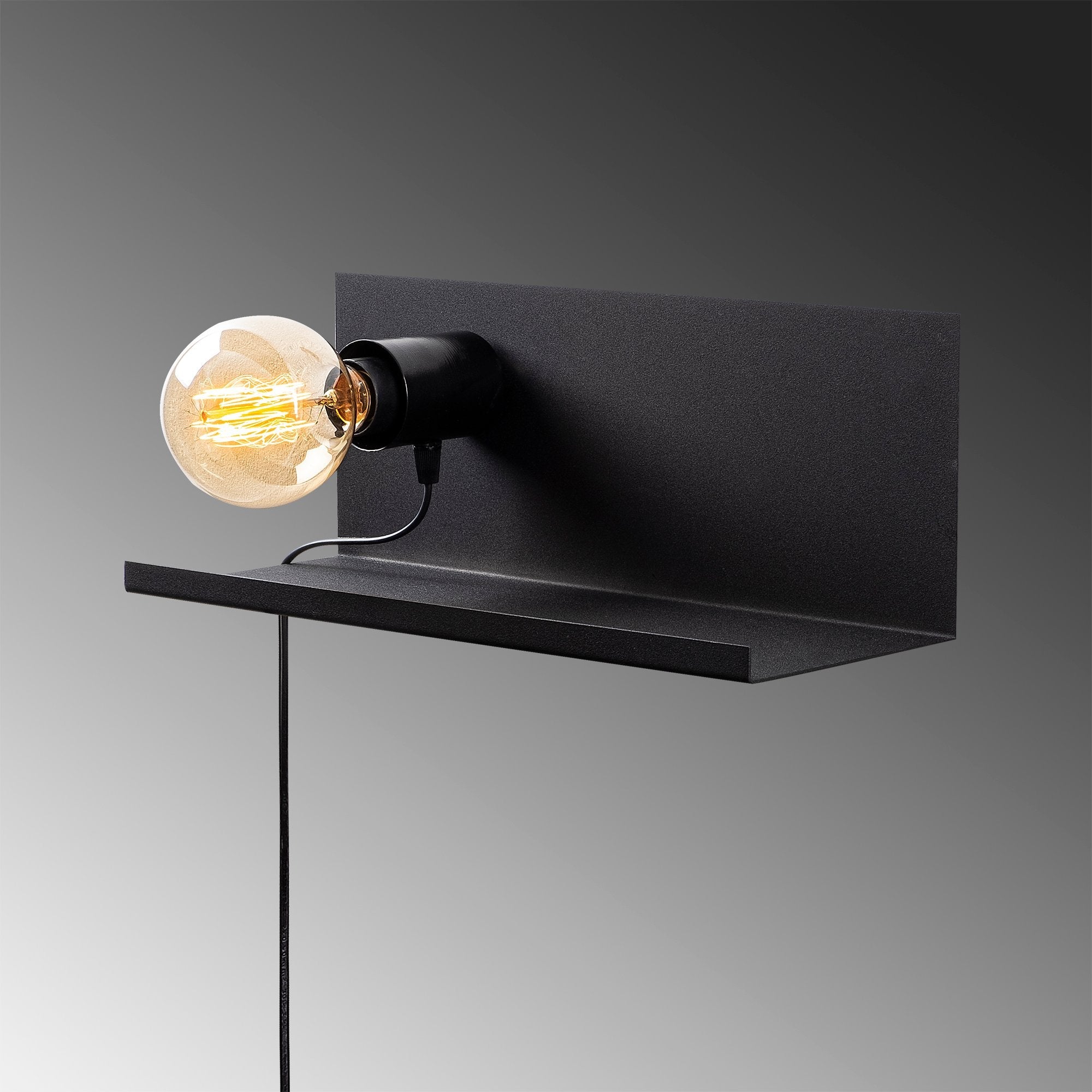 Brookara 501 Black Rustik Aplik Duvar Aydınlatma