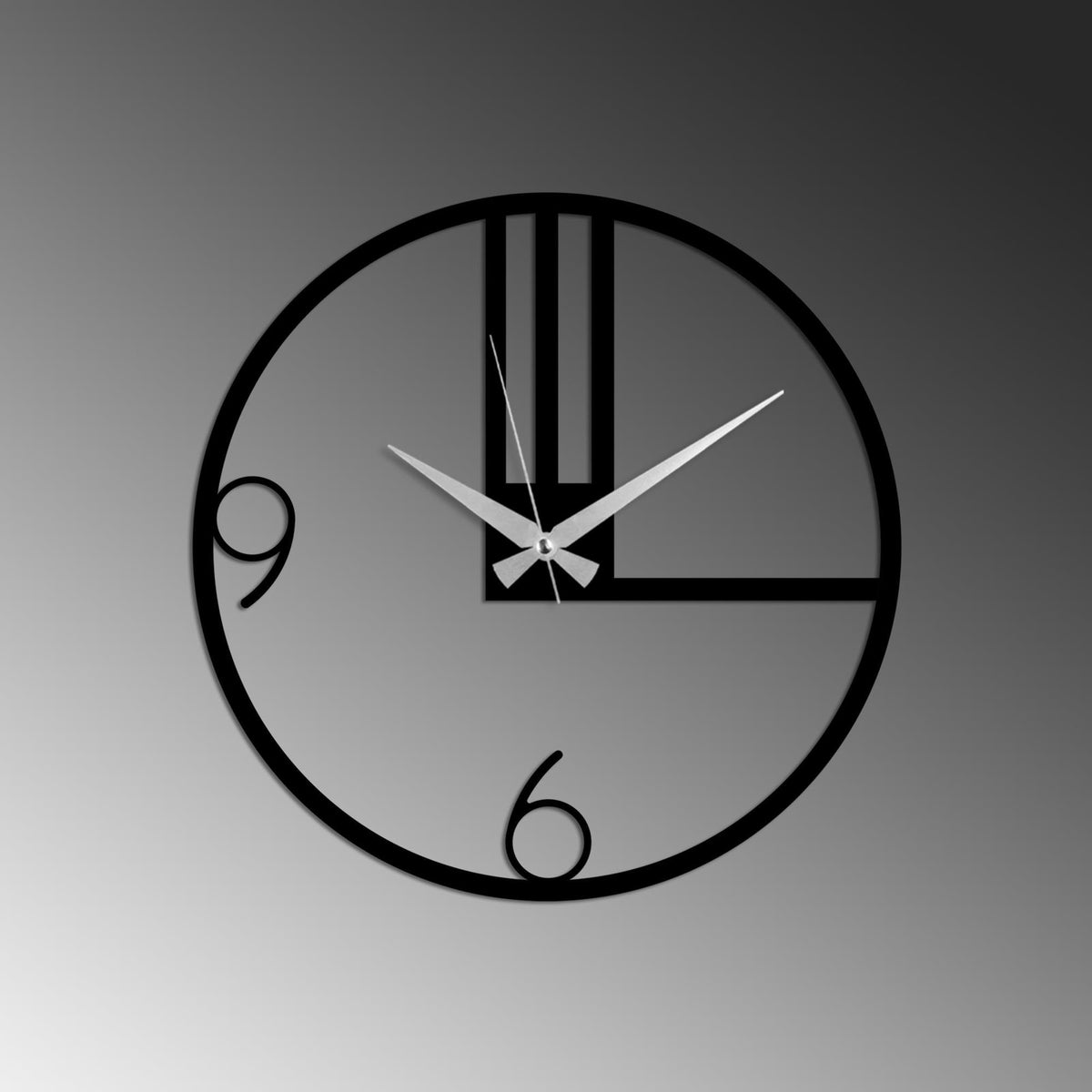 Watch-054 Dekoratif Metal Duvar Saati