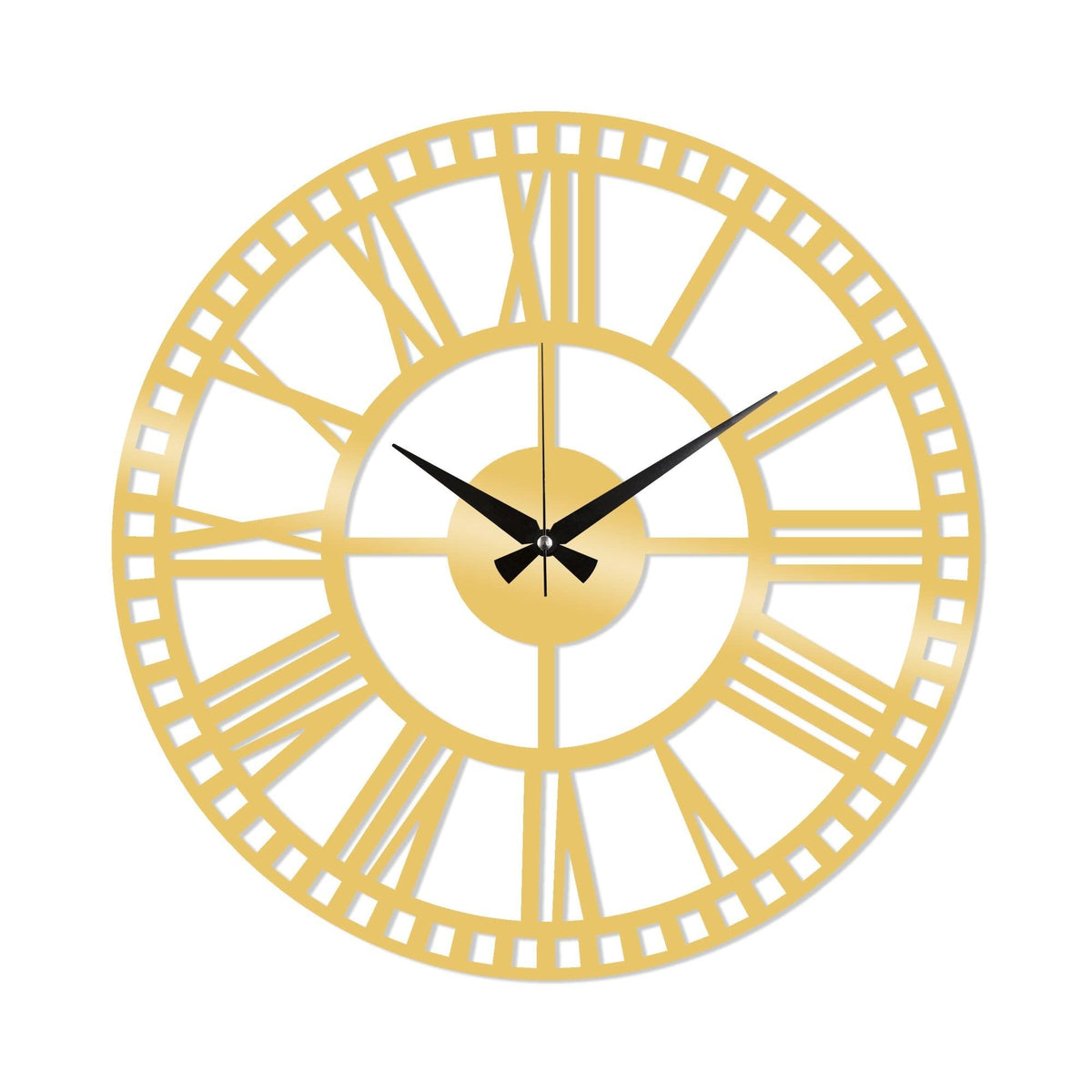 Watch-010-A Dekoratif Metal Duvar Saati