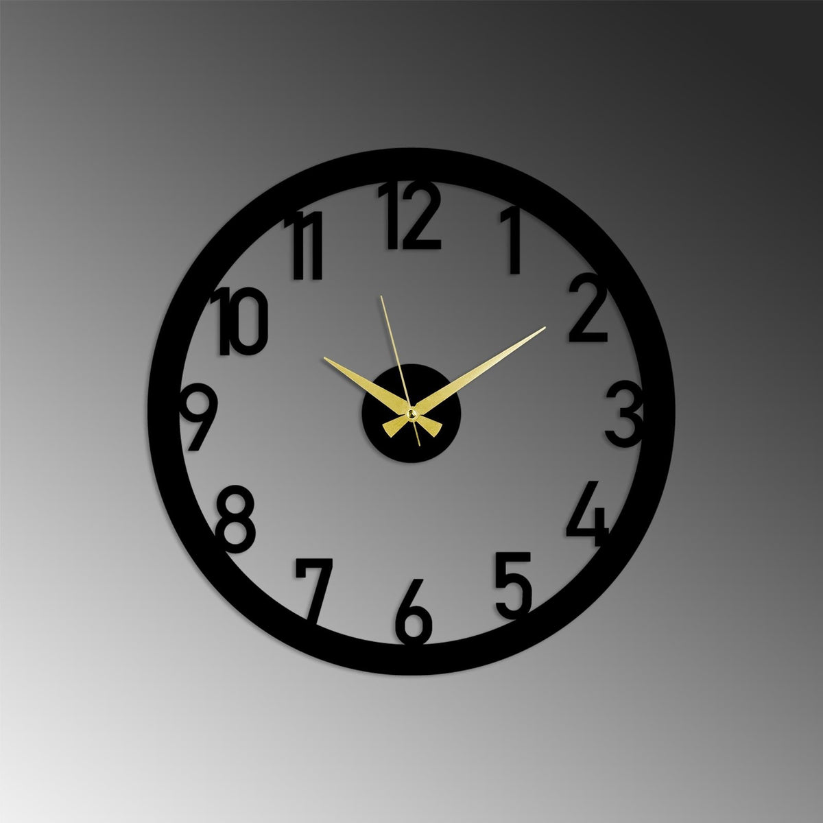 Watch-83 Dekoratif Metal Duvar Saati