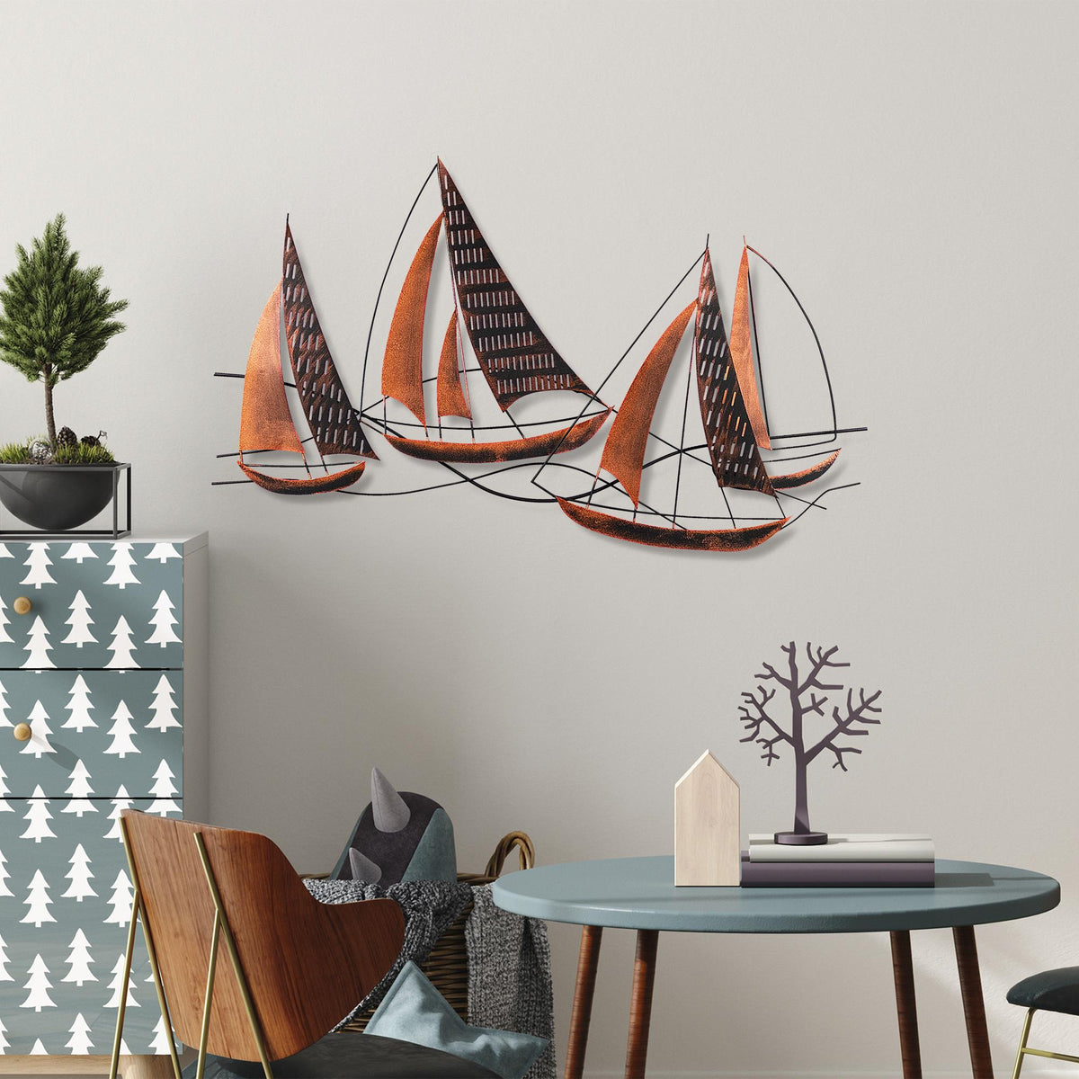 Bys-071-A Dekoratif Metal Duvar Tablosu