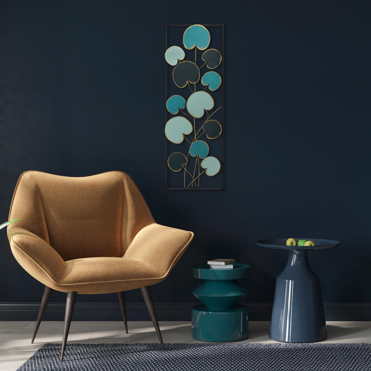 Bys-074 Dekoratif Metal Duvar Tablosu