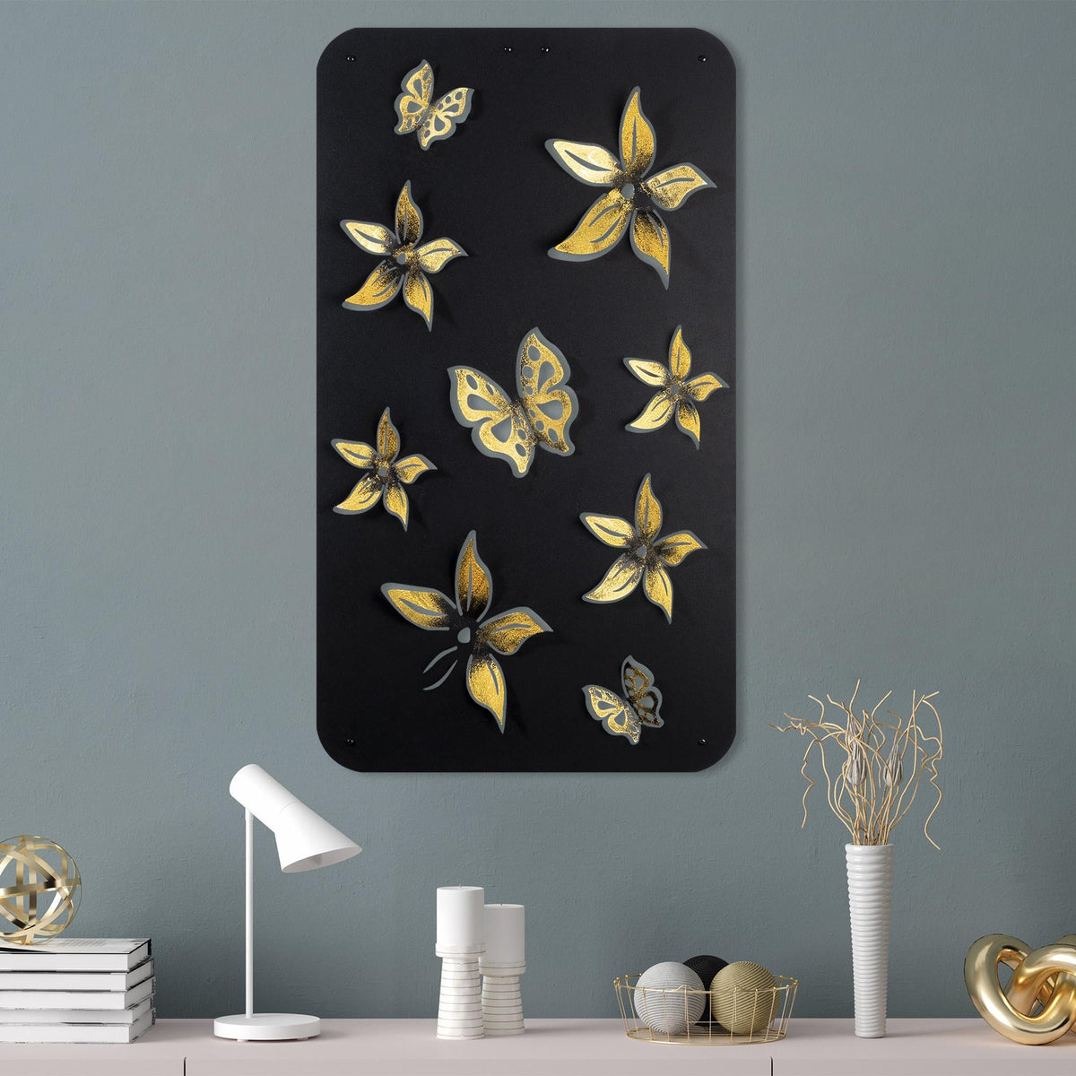 Bys-015 Dekoratif Metal Duvar Tablosu