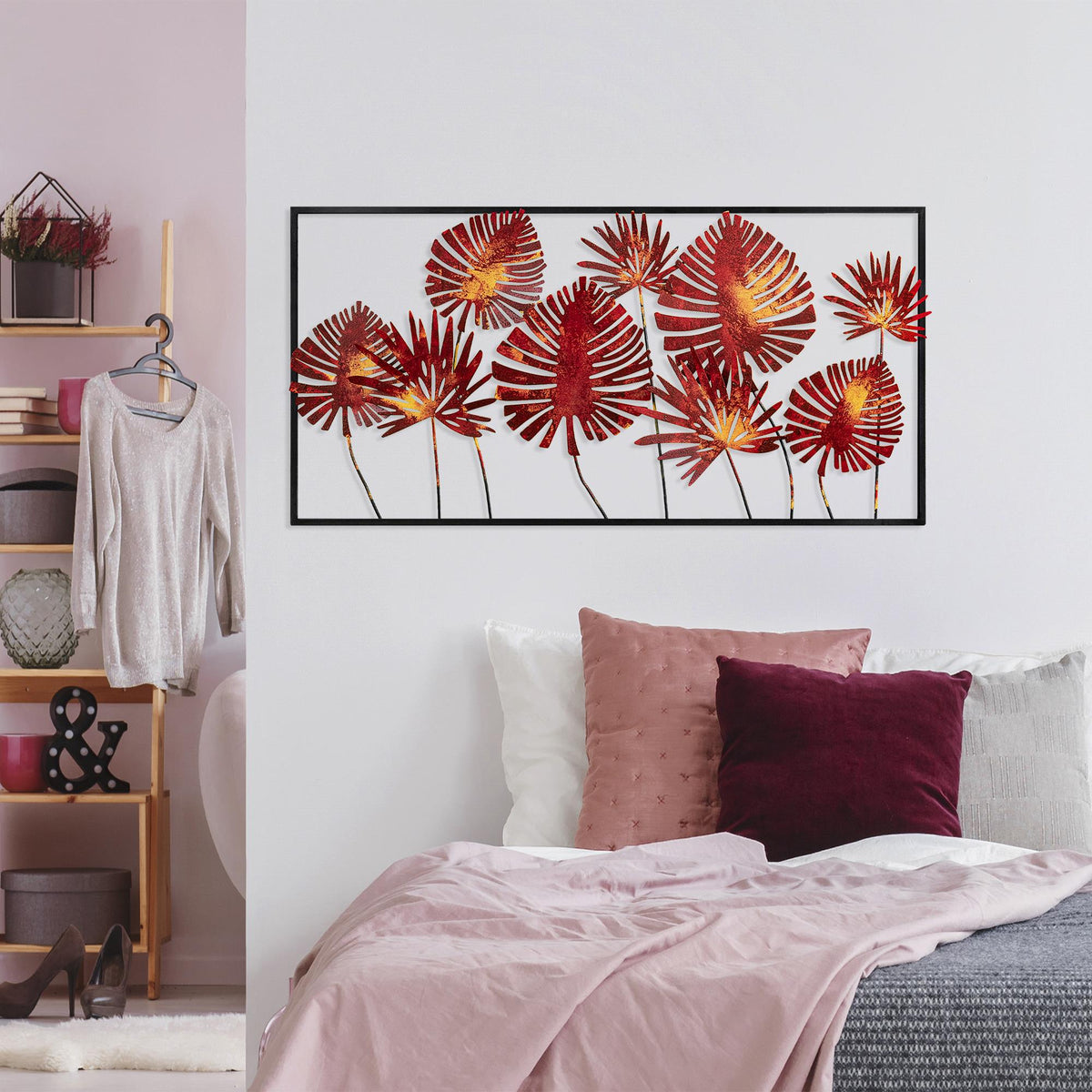 Bys-026-A Dekoratif Metal Duvar Tablosu