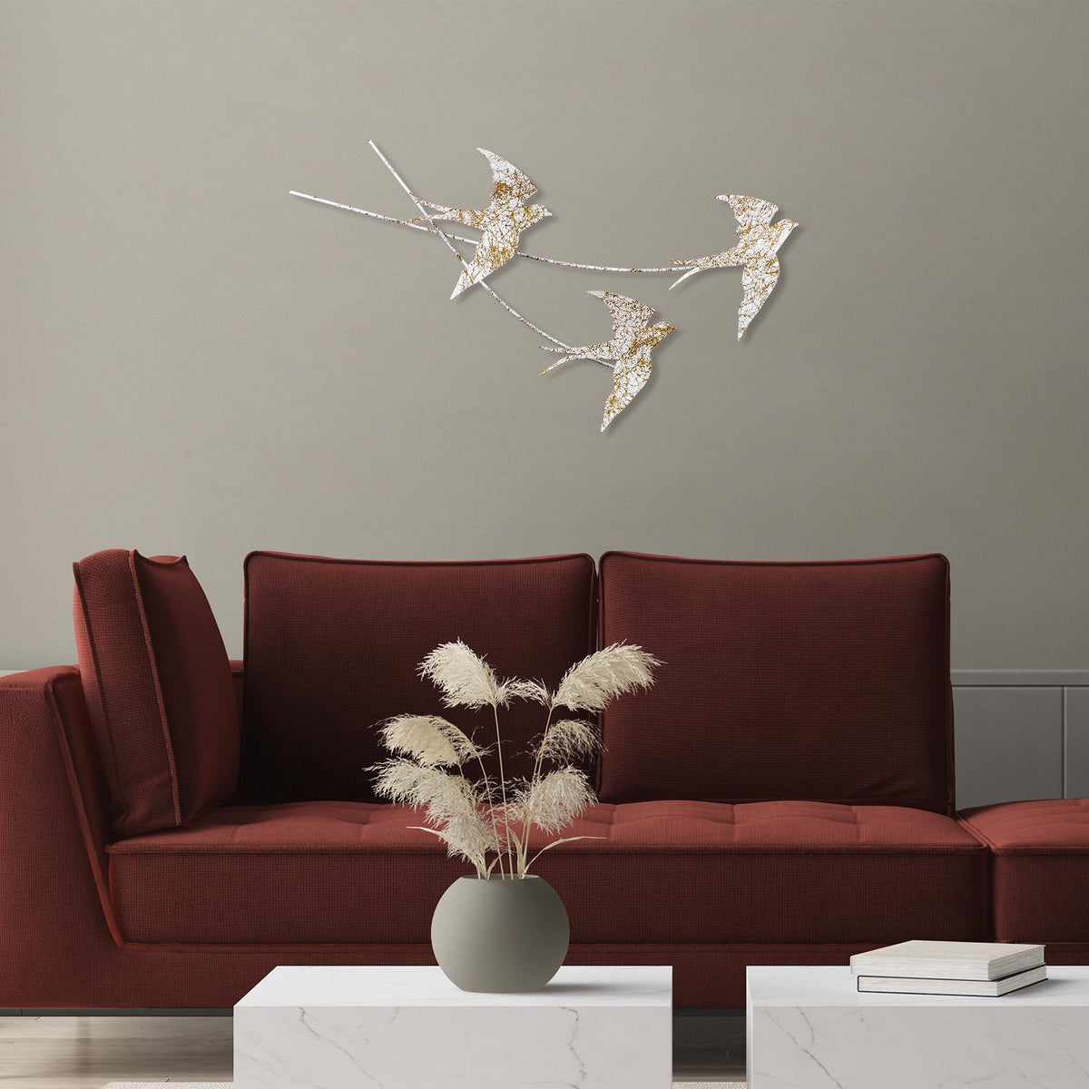 Bys-102-E Dekoratif Metal Duvar Tablosu