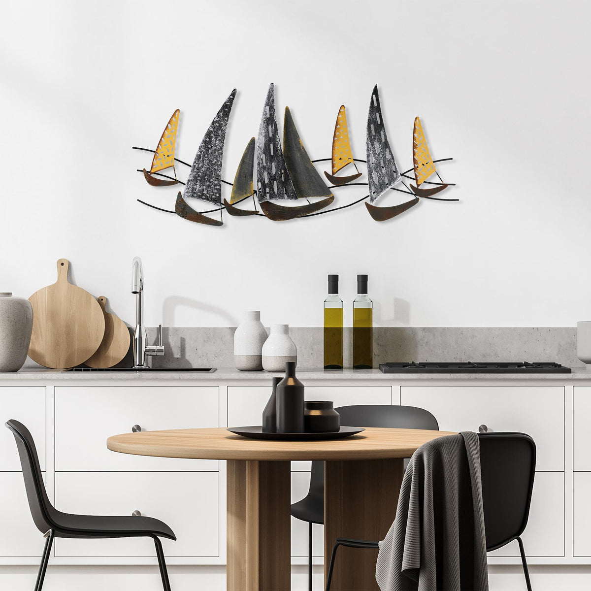 Bys-066-A Dekoratif Metal Duvar Tablosu