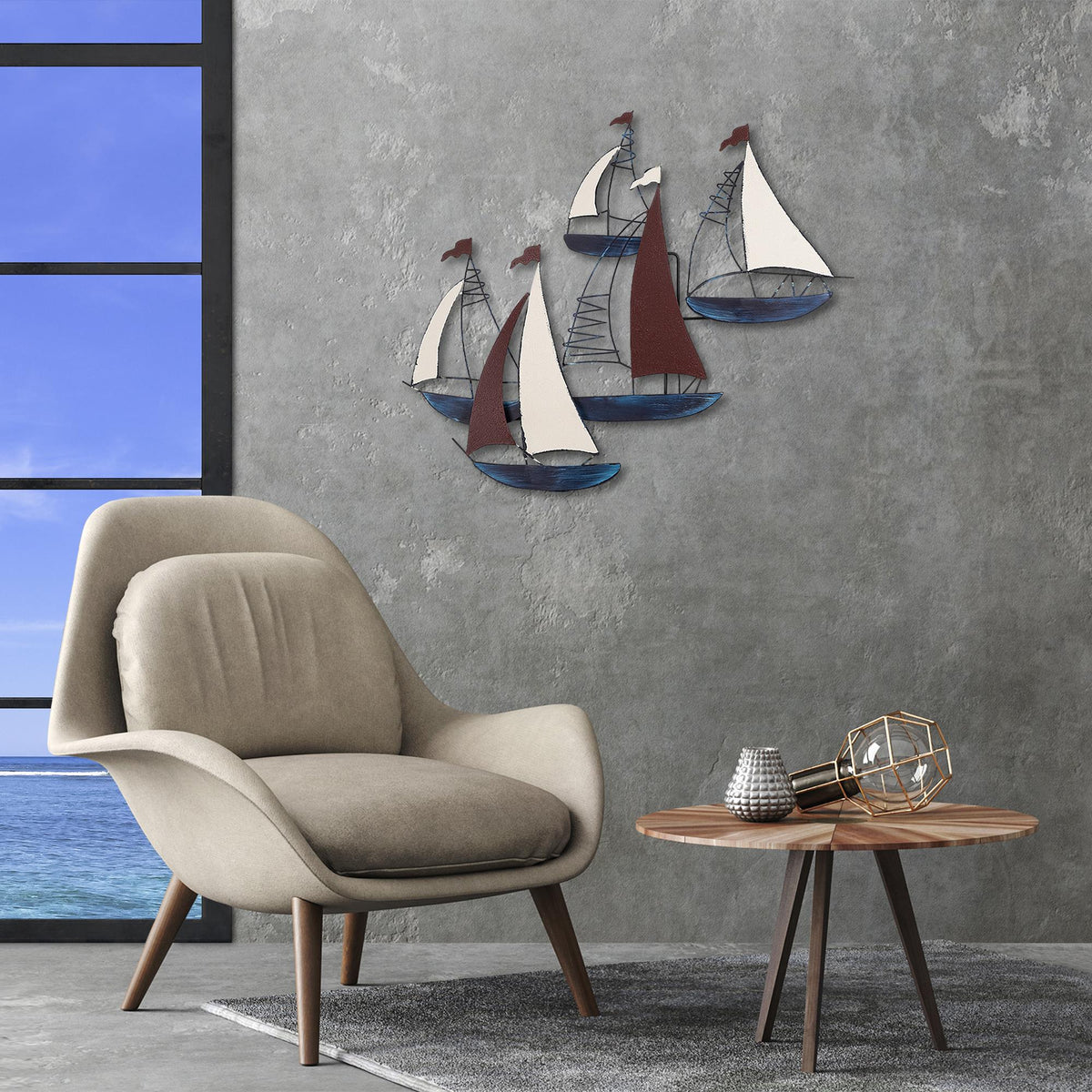 Bys-063 Dekoratif Metal Duvar Tablosu