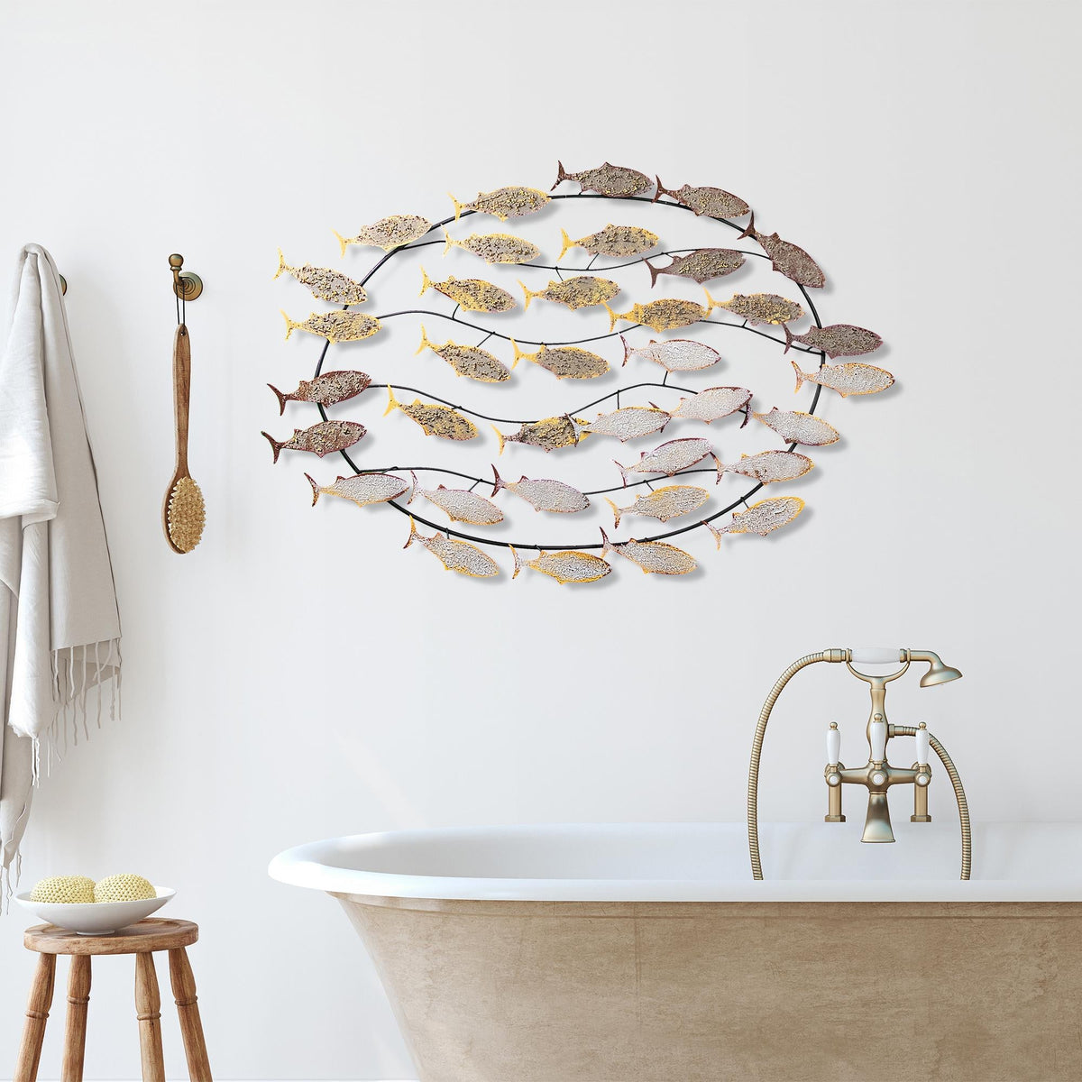 Bys-037-A Dekoratif Metal Duvar Tablosu