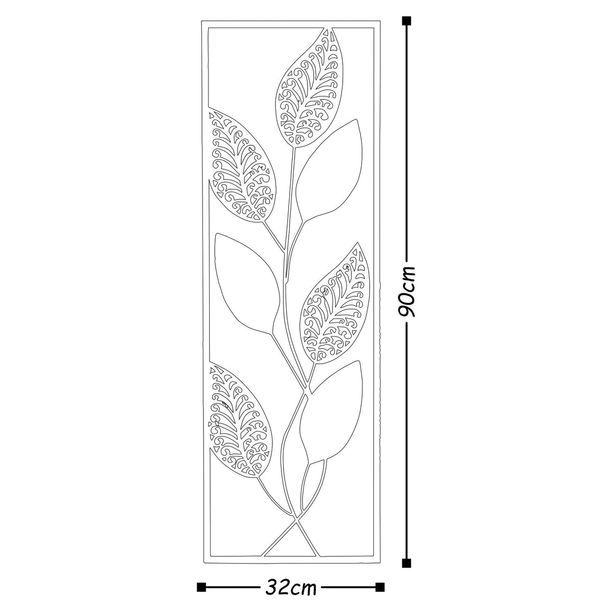 Bys-4012 Dekoratif Metal Duvar Tablosu