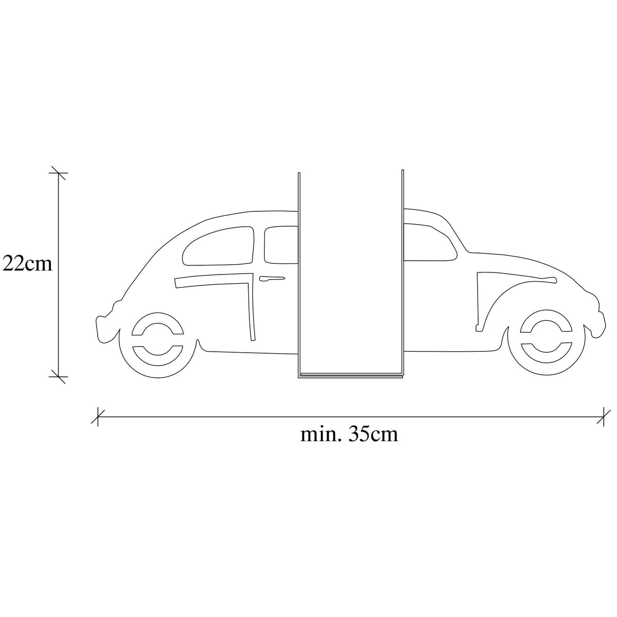 Kt-019 Dekoratif Metal Kitap Tutucu