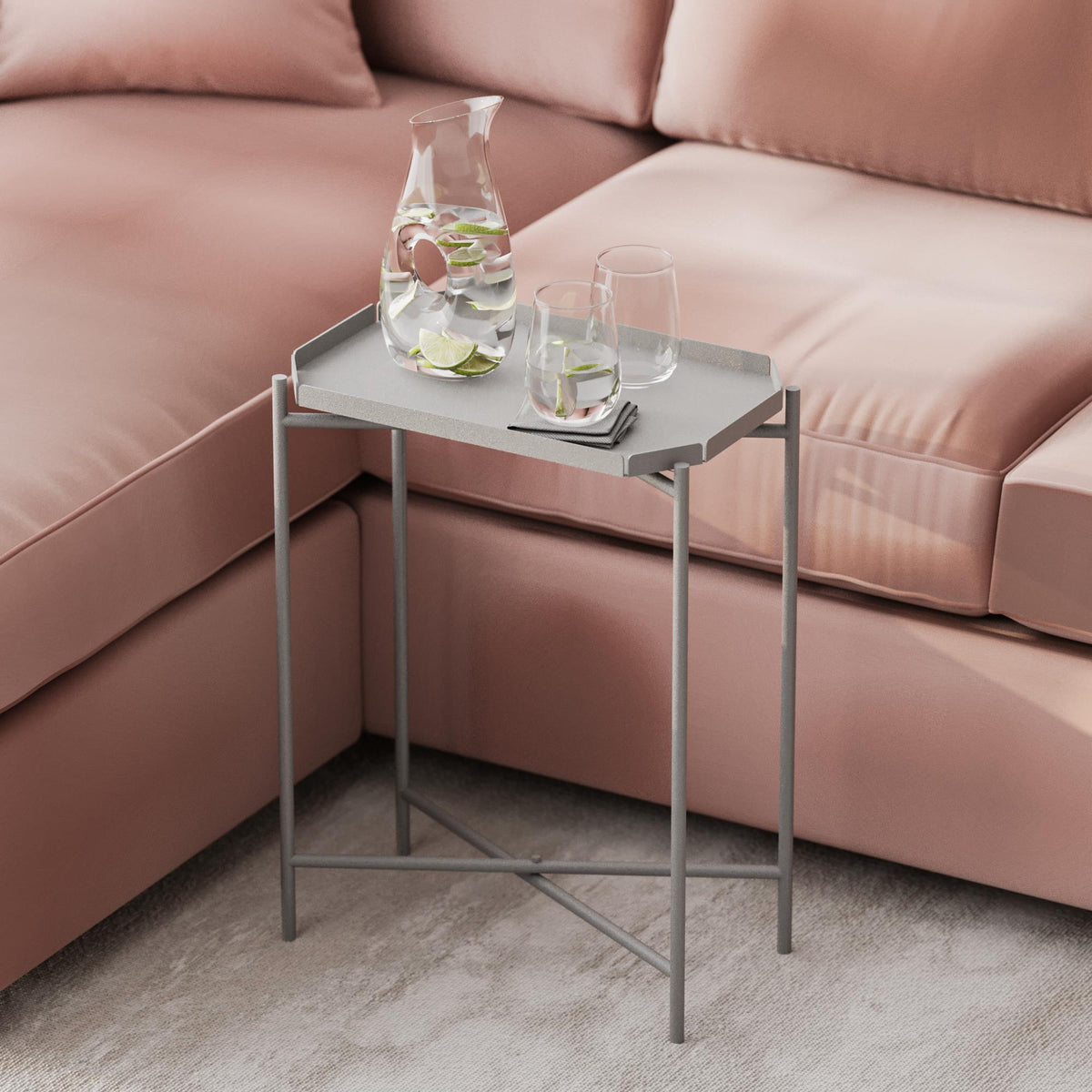 Shb-009-C Dekoratif Metal Sehpa