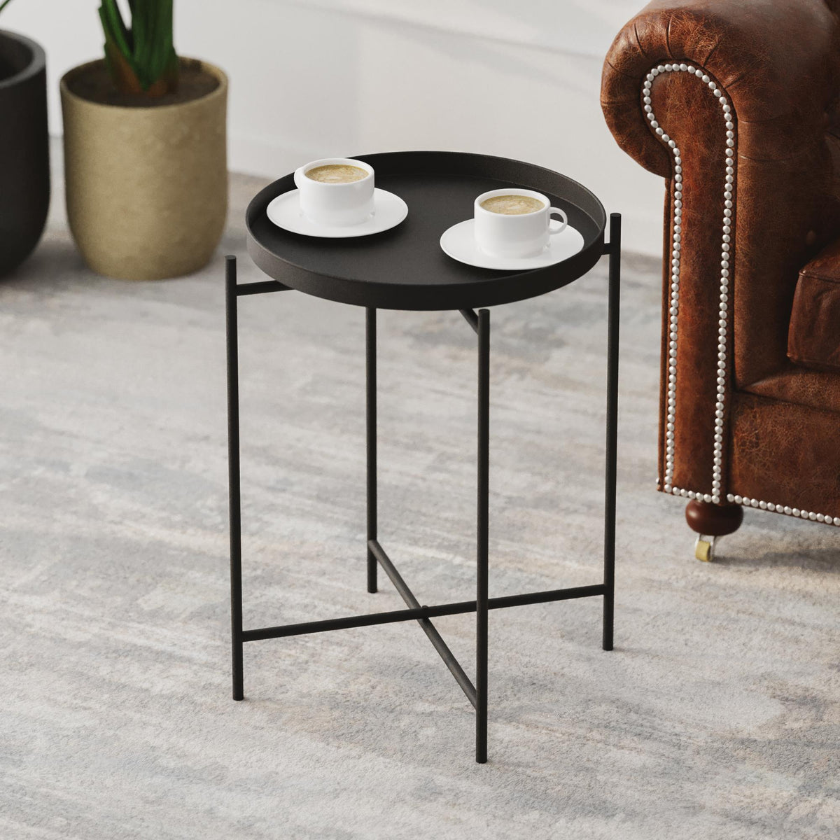 Shb-007 Dekoratif Metal Sehpa