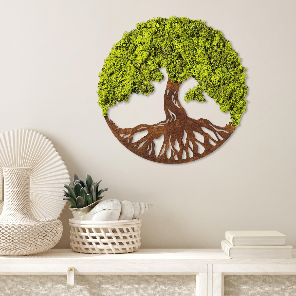 Yns-009 Dekoratif Yosun Duvar Tablosu